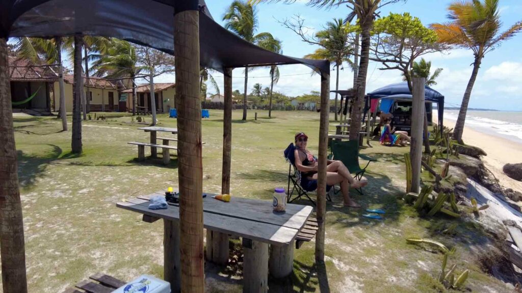 Camping Vista Pro Mar em Prado na Bahia