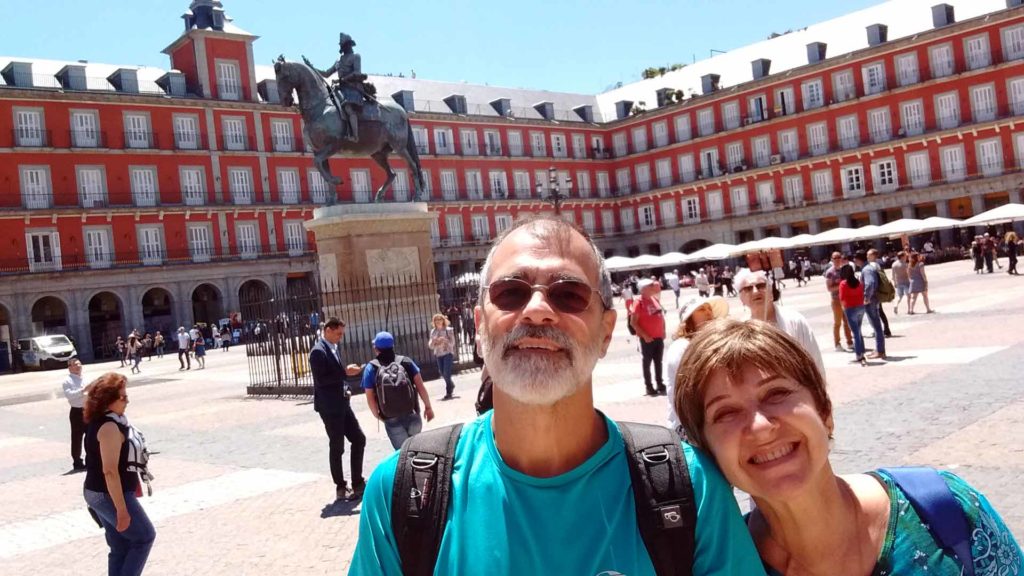 Plaza Mayor em Madrid, Espanha