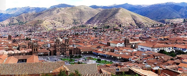Cidade de Cusco panoramica