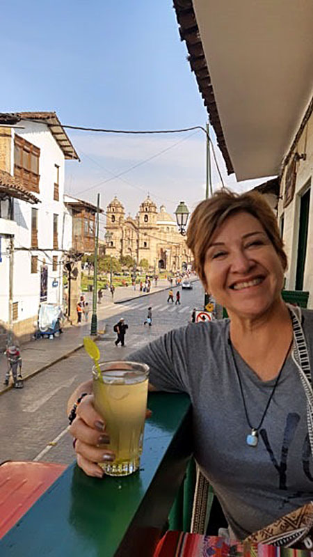Restaurante Tupanan vista da Catedral em Cusco