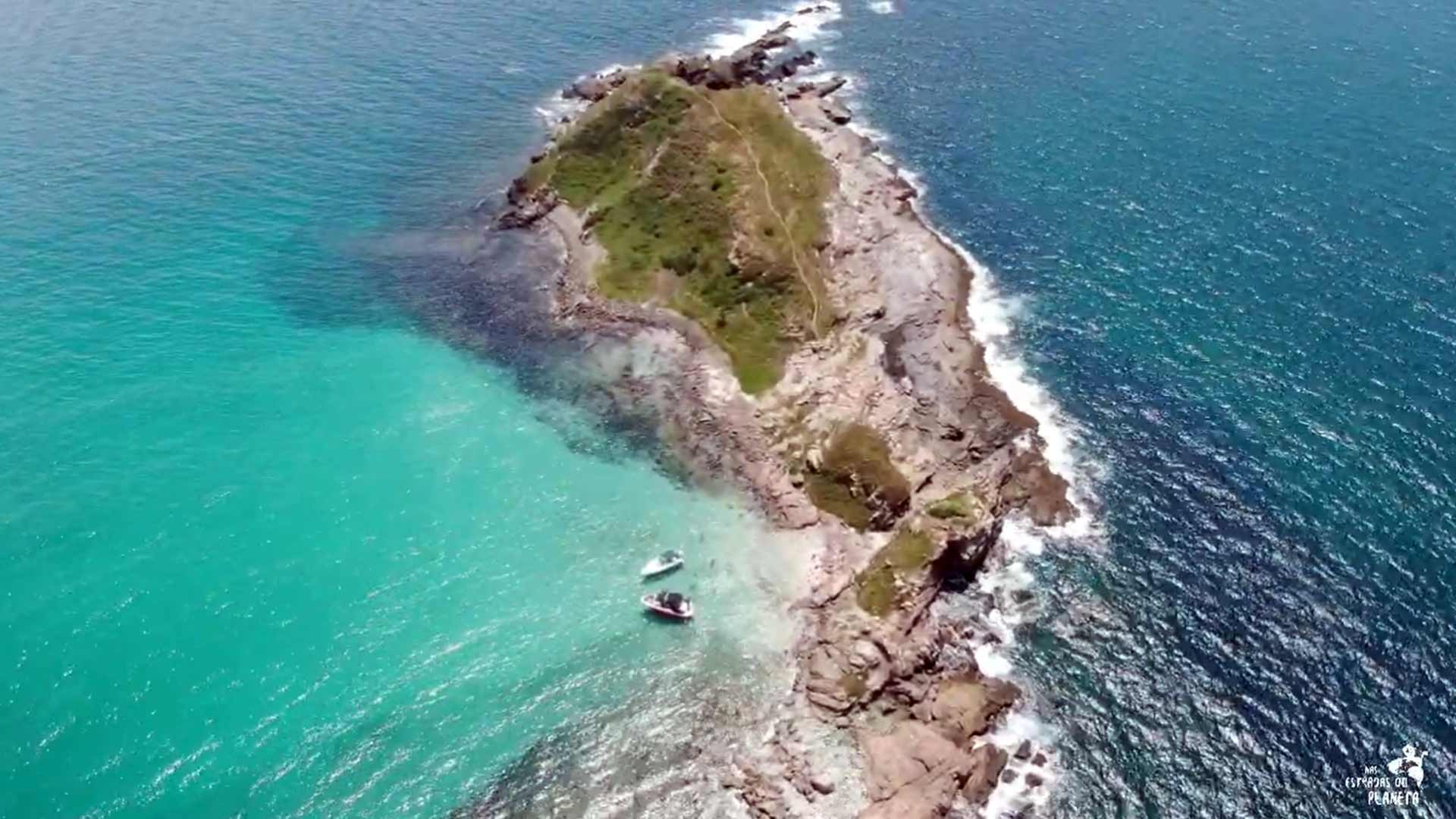 Ilha e Praia do Pontal em Arraial do Cabo Nas estradas do