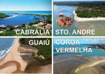 Santa Cruz de Cabrália, SAnto André, Praia de Guaiú e Coroa Vermelha na Bahia