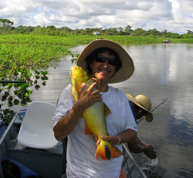 Pesca Esportiva no Passo do Lontra em Corumbá, Pantanal-MS