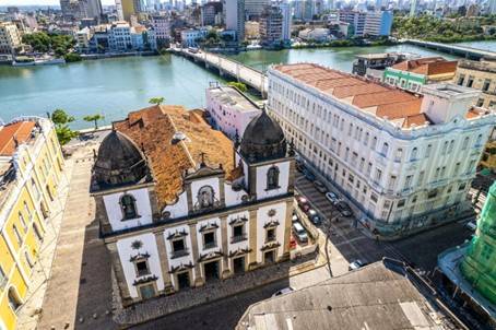 Vista aérea do Centro Histórico de Recife - PE - Freepik